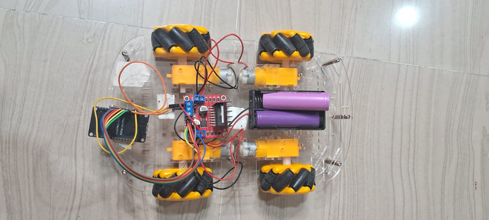 ESP32 Bluetooth Mecanum Wheel RC Car DIY robotics kit